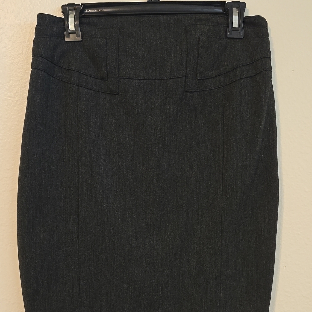 Express Black Knee-Length Pencil Skirt